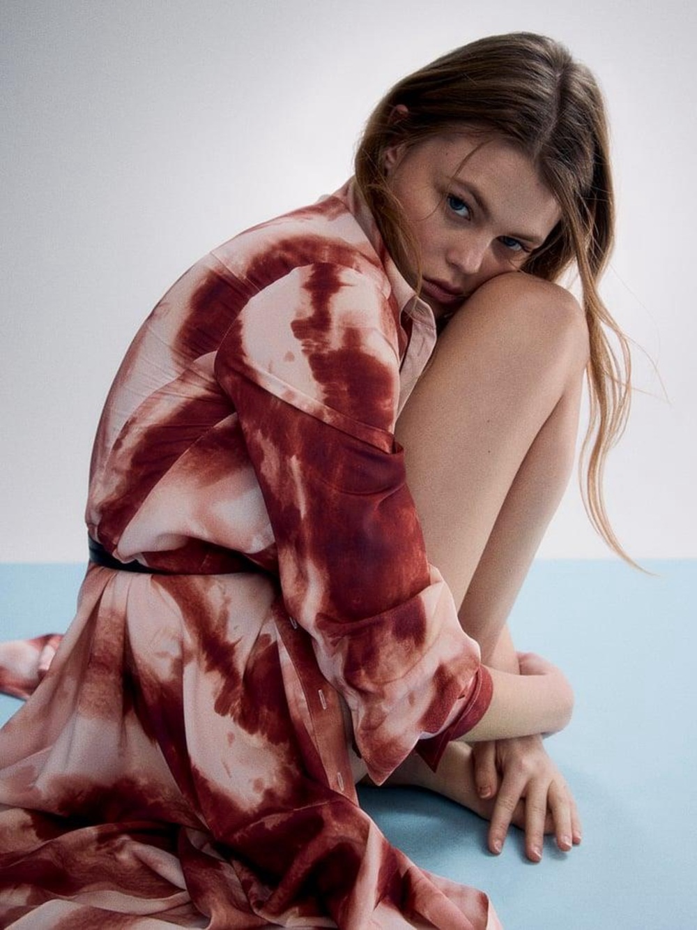 VICTORIA'S SECRET 
Atelier X Altuzarra Shibori Shirt Dress (missing a belt) - Picture 3 of 7